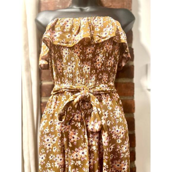 LOFT Off The Shoulder Rayon Jumpsuit - Picture 2 of 7